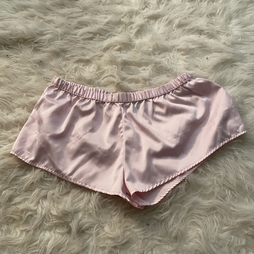 Pink sleep shorts